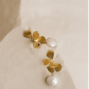 Boucles d'oreille univers pearl médium Maison sabben